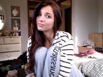 Young brunette in