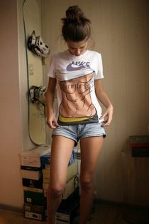 Nasty amateur teen babe